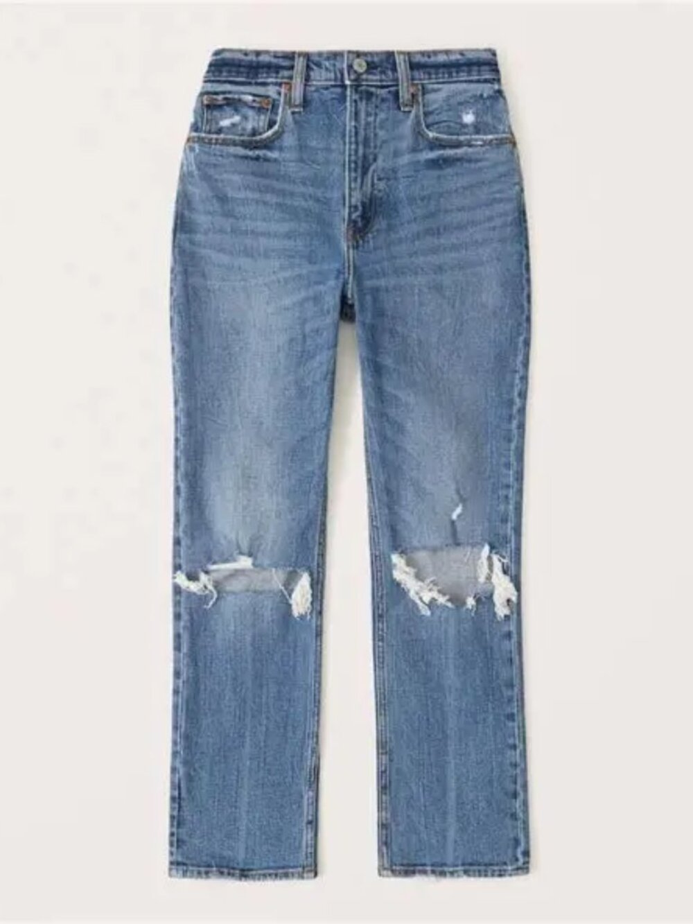 Abercrombie The Ankle Straigh Ultra High Rise Jean 6 Regular / 28 waist